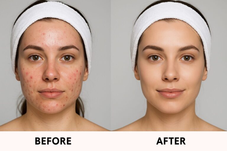 Vitamin C Radiance Serum 15 Before After Skin results